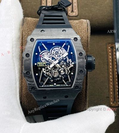 RM Factory Swiss Copy Richard Mille RM35-02 Rafael Nadal Swiss NH05 Watch All Black